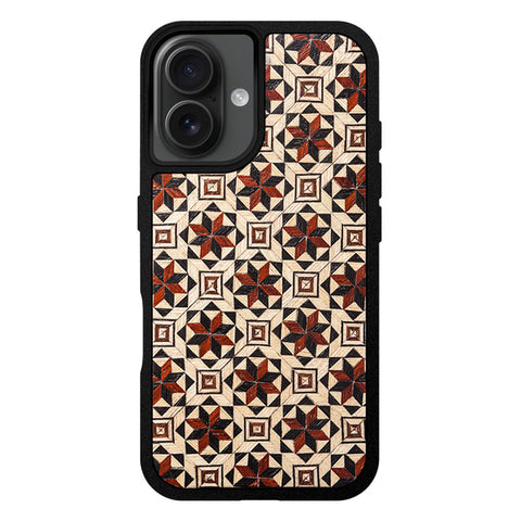 Handcrafted iPhone Case with Andalusi Taracea Wood Inlay Handcrafted iPhone Case with Andalusi Taracea Wood Inlay