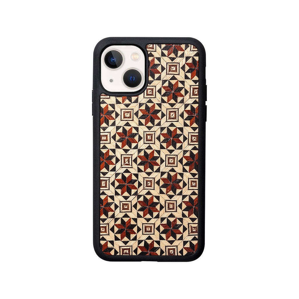 Handcrafted iPhone Case with Andalusi Taracea Wood Inlay Handcrafted iPhone Case with Andalusi Taracea Wood Inlay