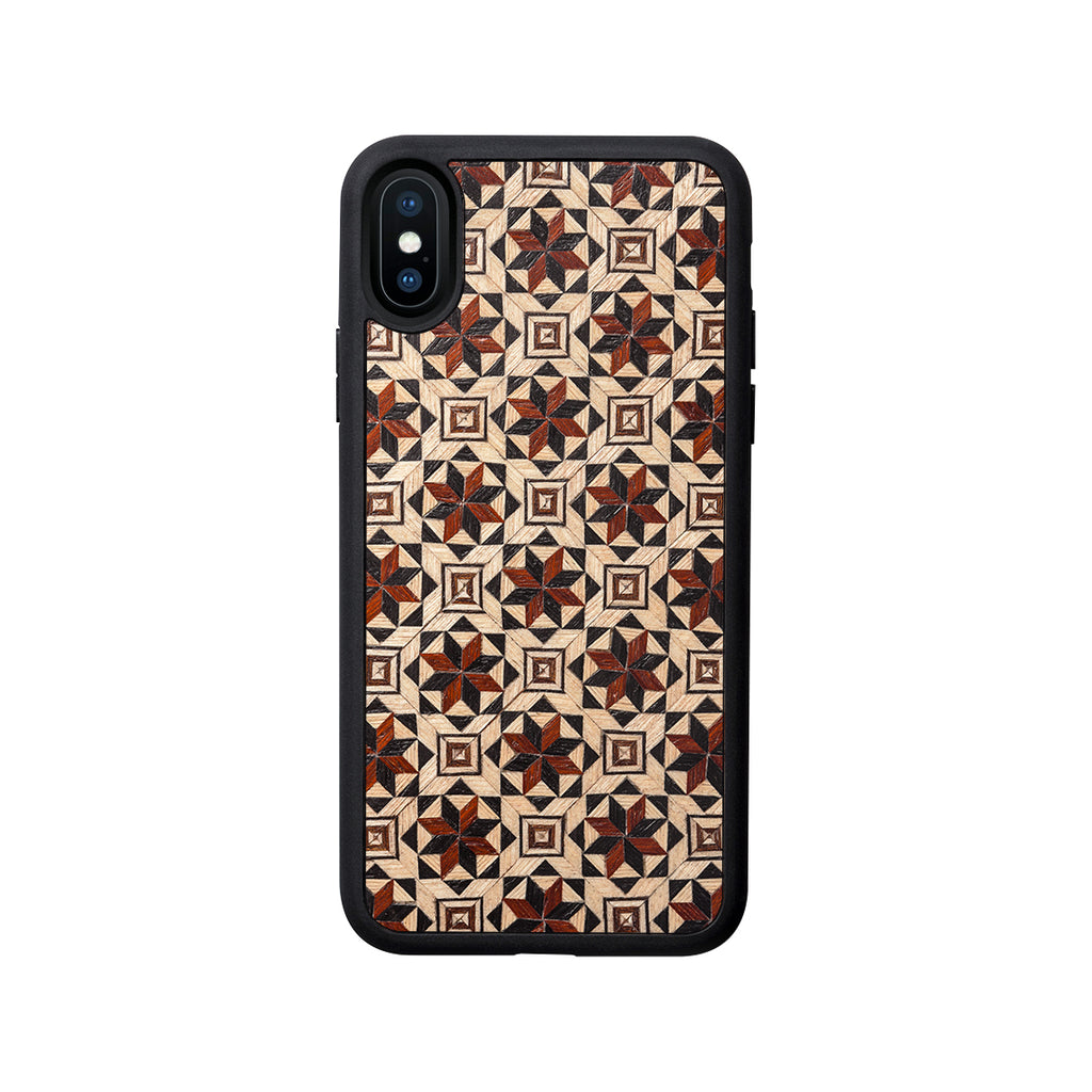 Handcrafted iPhone Case with Andalusi Taracea Wood Inlay Handcrafted iPhone Case with Andalusi Taracea Wood Inlay